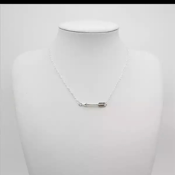 Silver Arrow Necklace - Picture 3 of 3